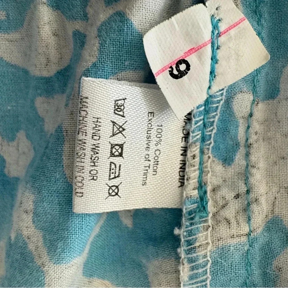 Sur La Vague Mini Dress Floral Boho Beach Cover Up Resort Petite O/S - Picture 5 of 6